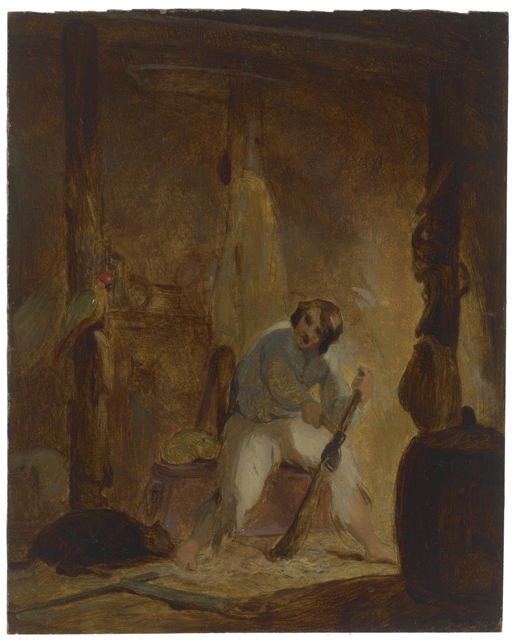 I hans hule, ca. 1856 af Thomas Sully