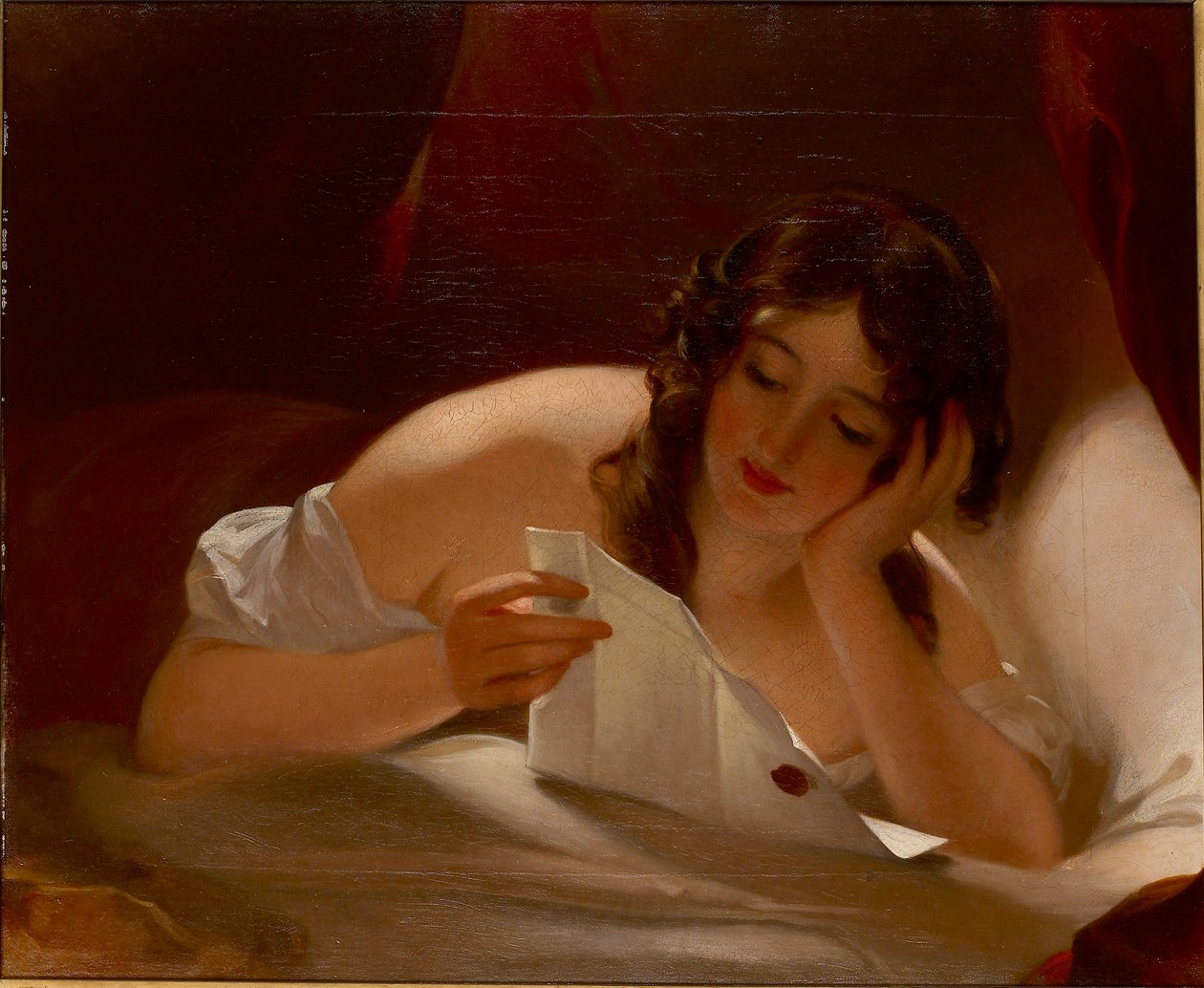 Kærlighedsbrevet, 1834 af Thomas Sully