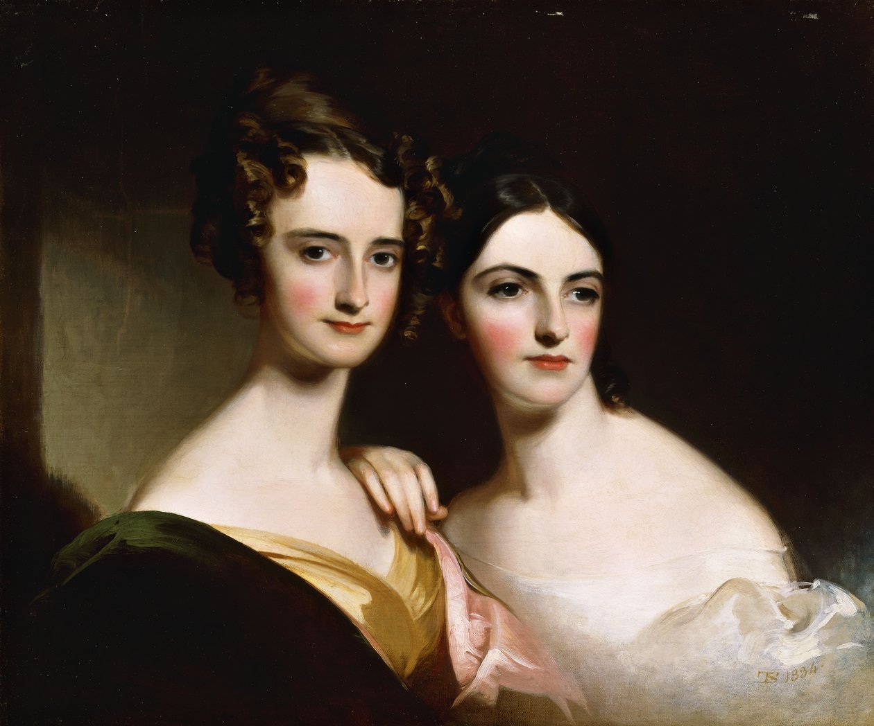 Mc Ilvaine Sisters, 1834 af Thomas Sully