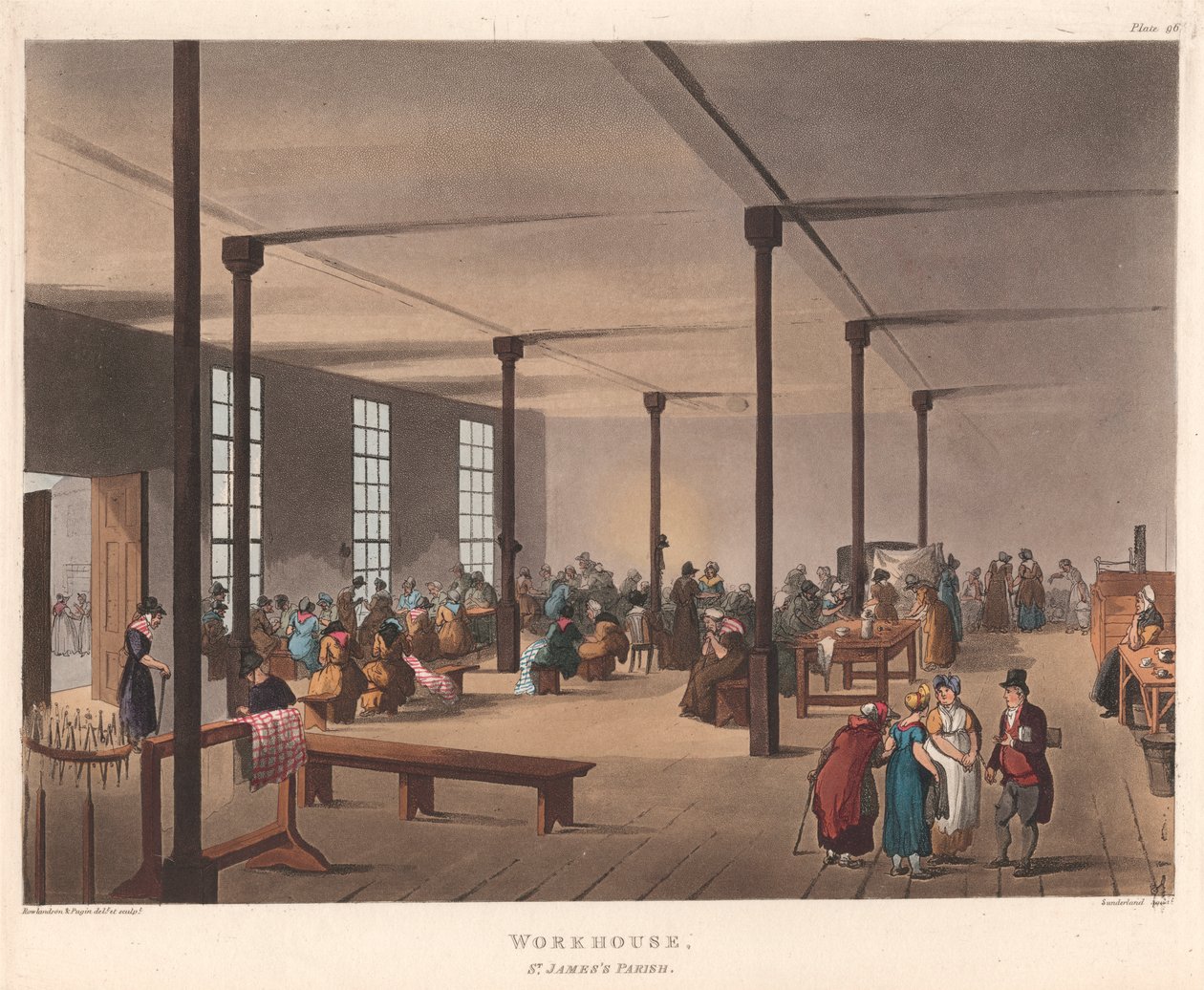 Arbejdshus St. James Sogn af Thomas Sunderland