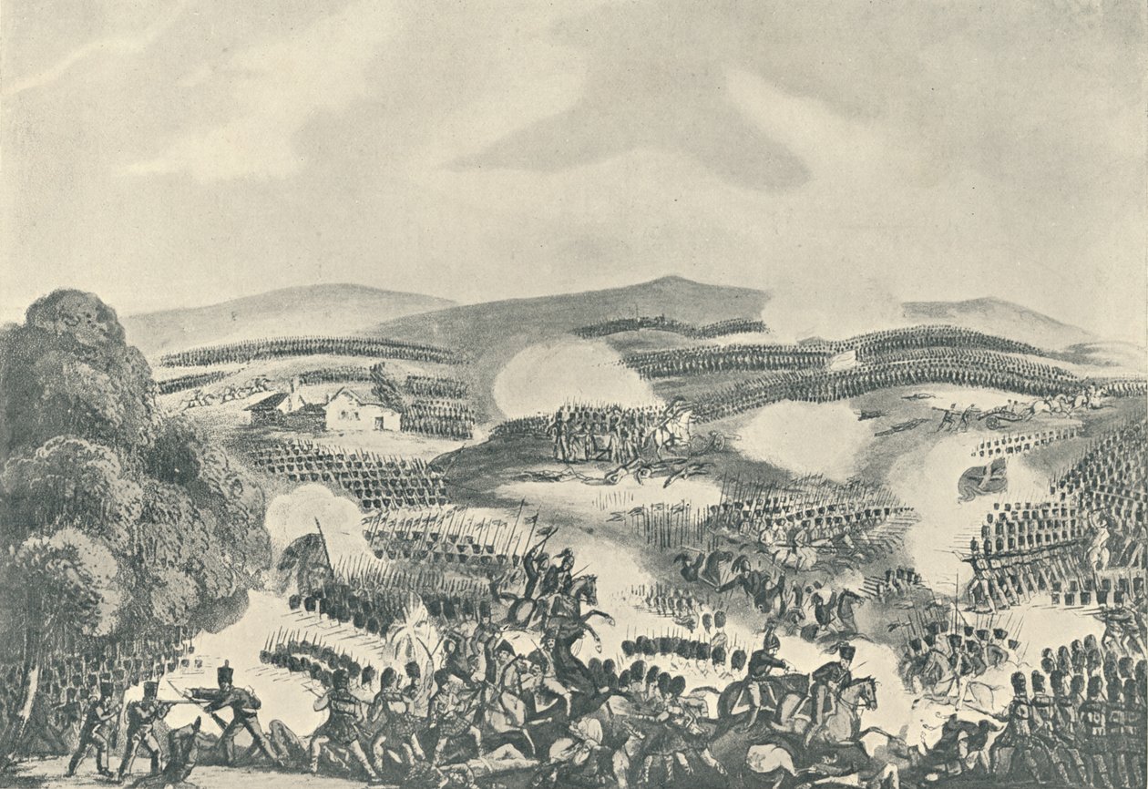 Slaget ved Quatre Bras, 16. juni 1815, 1815 1909 af Thomas Sutherland