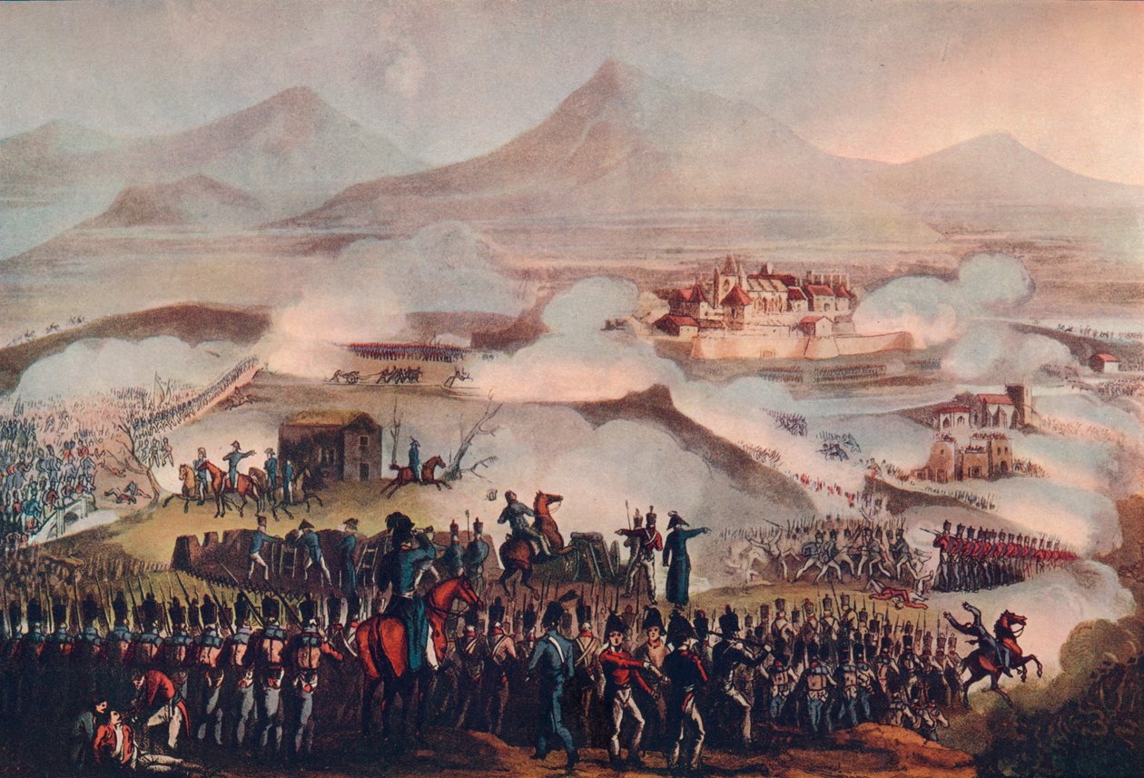 Slaget ved Toulouse, 10. april 1814, 19. århundrede 1909 af Thomas Sutherland