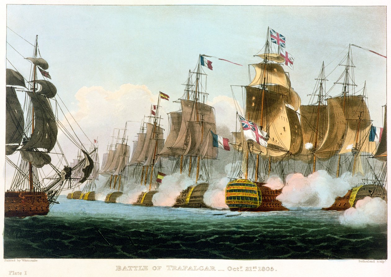 Slaget ved Trafalgar, 21. oktober 1805 1816 af Thomas Sutherland