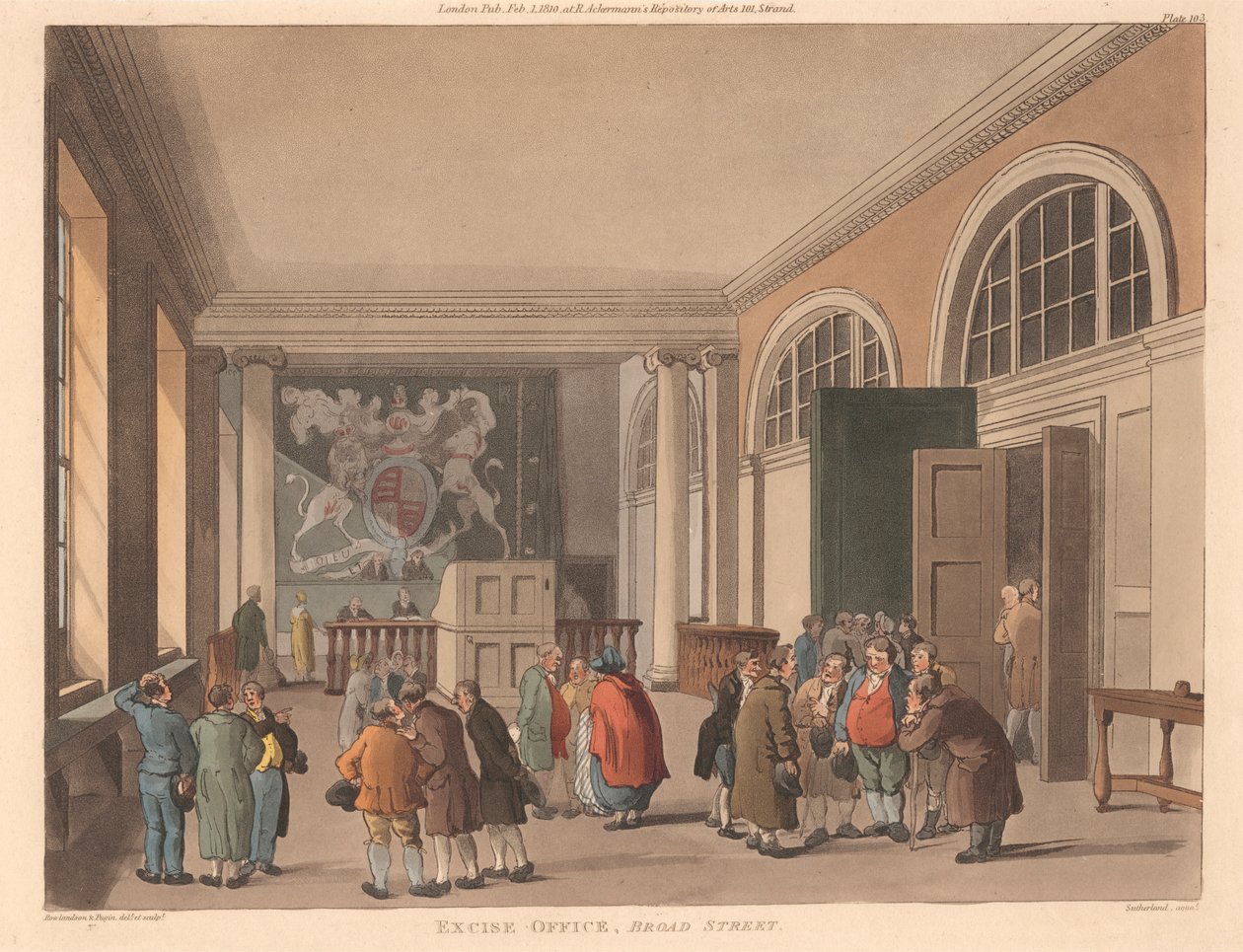 Skattekontoret, Broad Street af Thomas Sutherland
