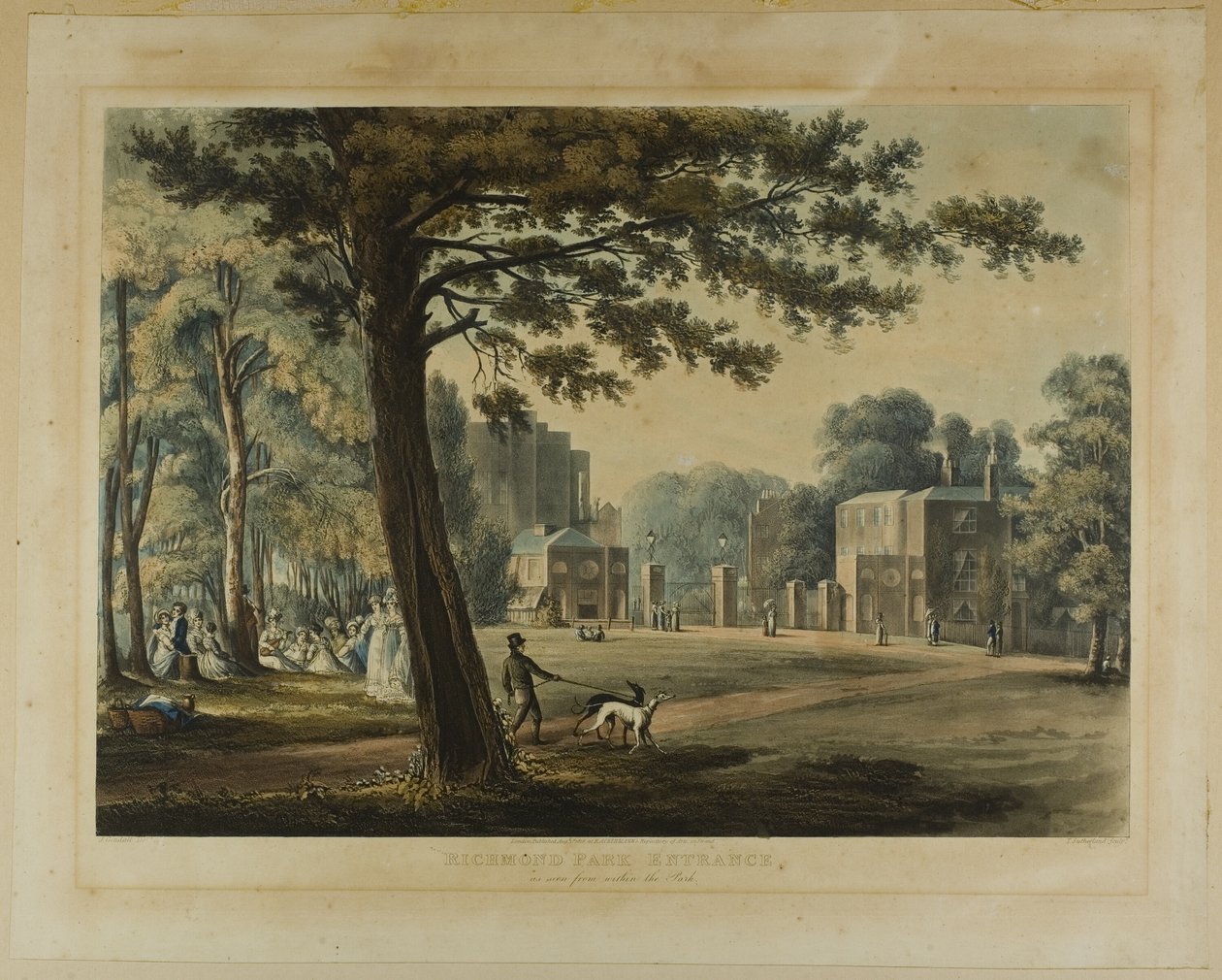 Indgang til Richmond Park af Thomas Sutherland