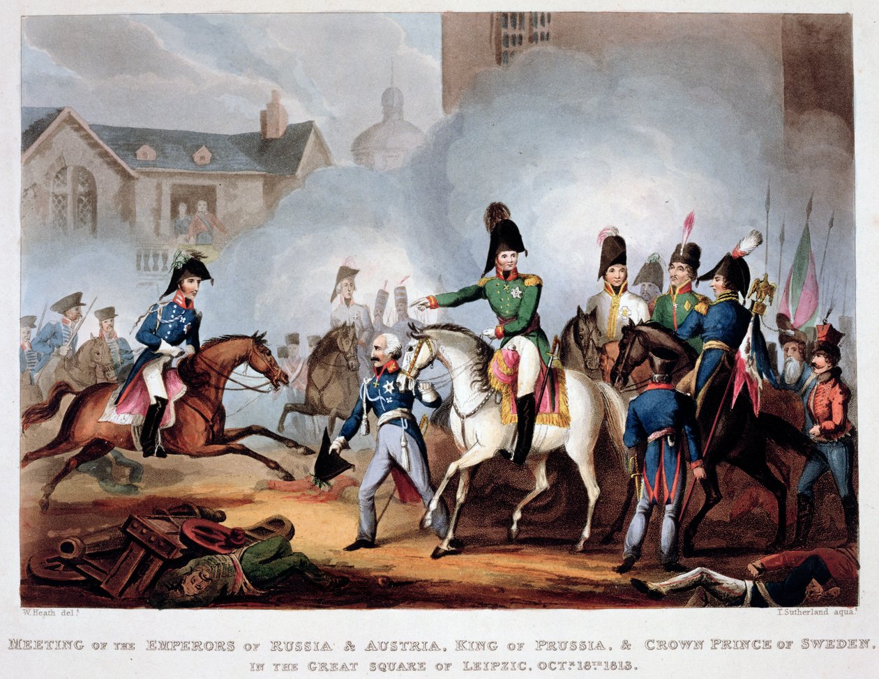 De allierede befalingsmænd i Leipzig, 1813-1815 af Thomas Sutherland