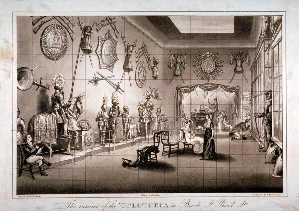 The Hoplotheca, Brook Street, Westminster, London, c1810 af Thomas Sutherland