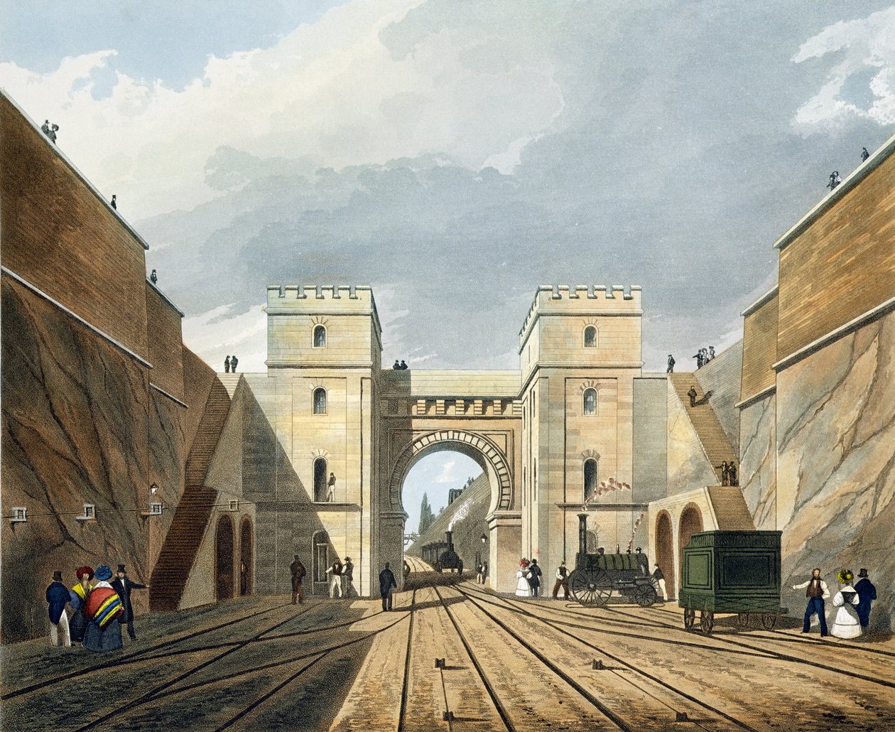 Moorish Arch, Looking from the Tunnel, plade 10 fra 