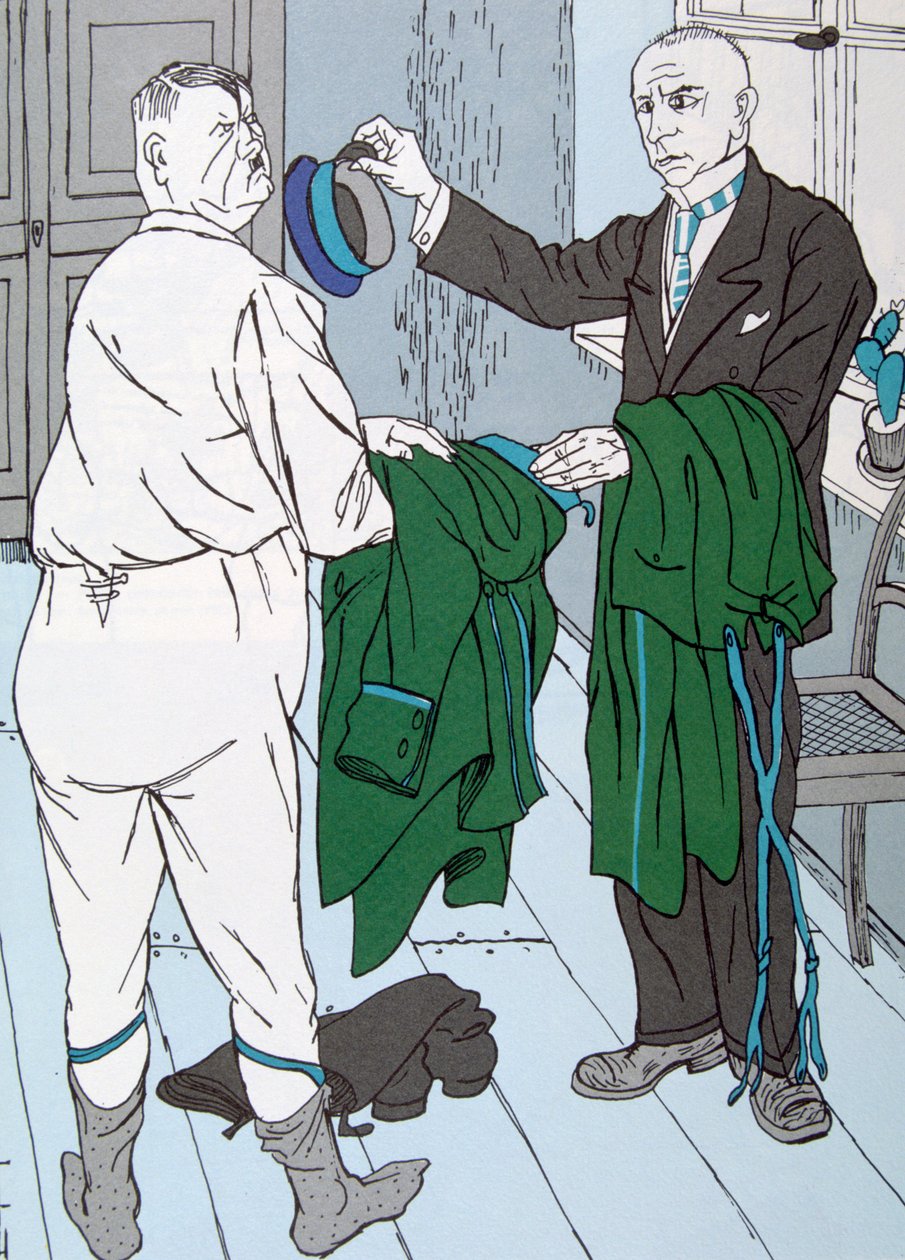 Karikatur af Adolf Hitler, 1924. af Thomas Theodor Heine