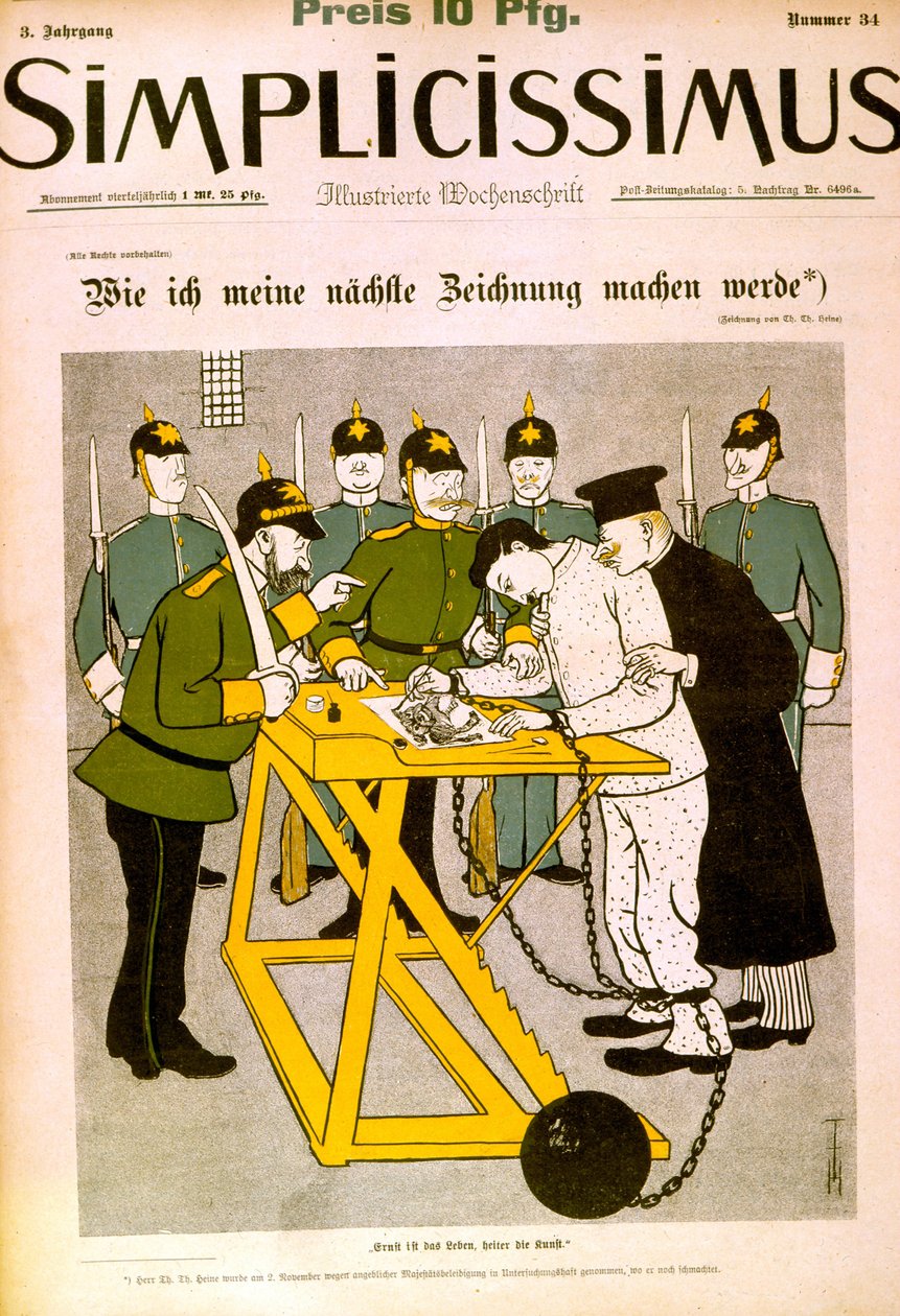 Censur af den tyske presse af Thomas Theodor Heine