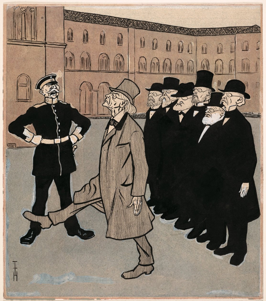 Videnskabens frihed; Simplicissimus V/5 af Thomas Theodor Heine