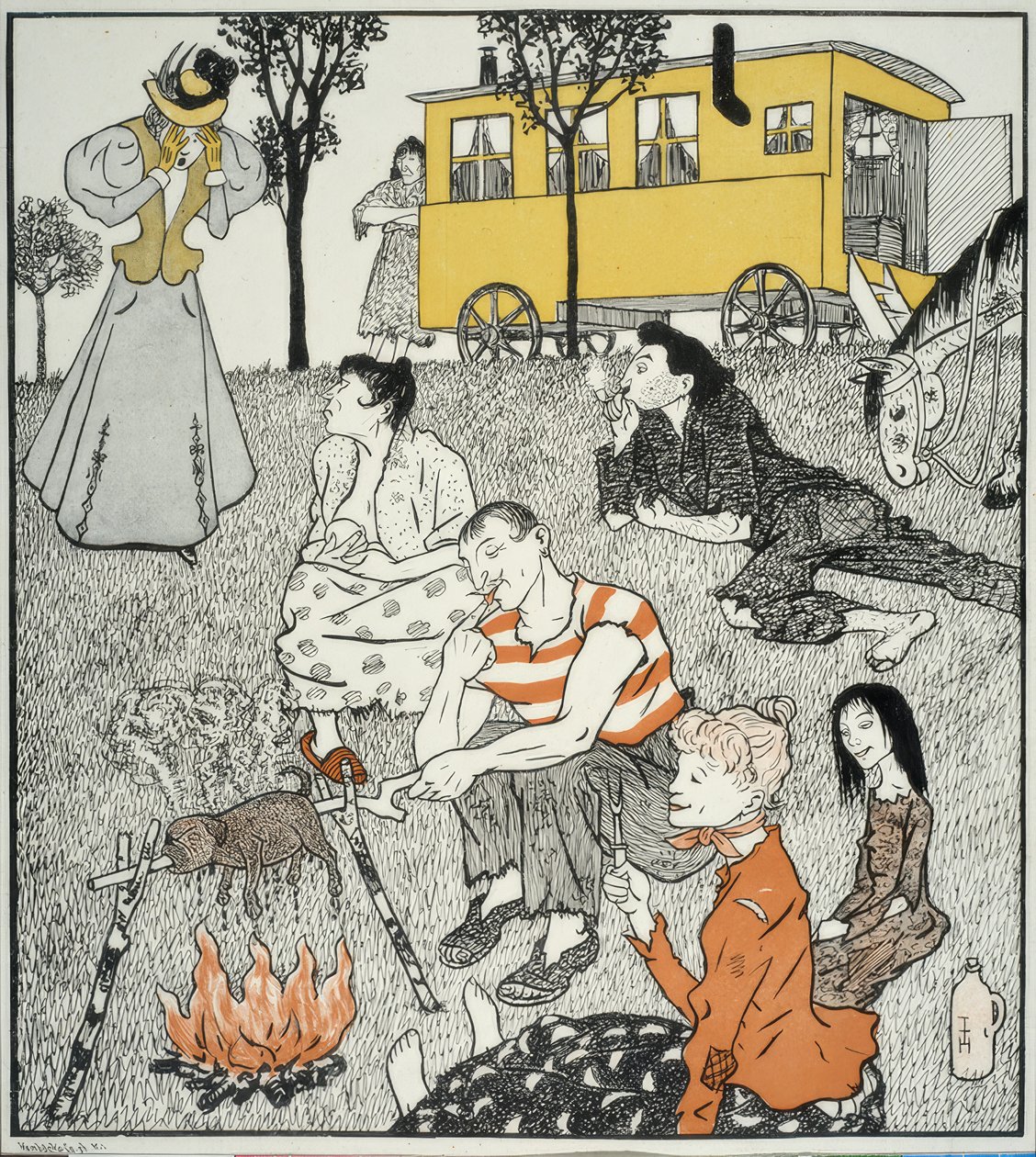 Et gensyn. / Åh Puzzi, jeg er nødt til at finde dig sådan her! af Thomas Theodor Heine