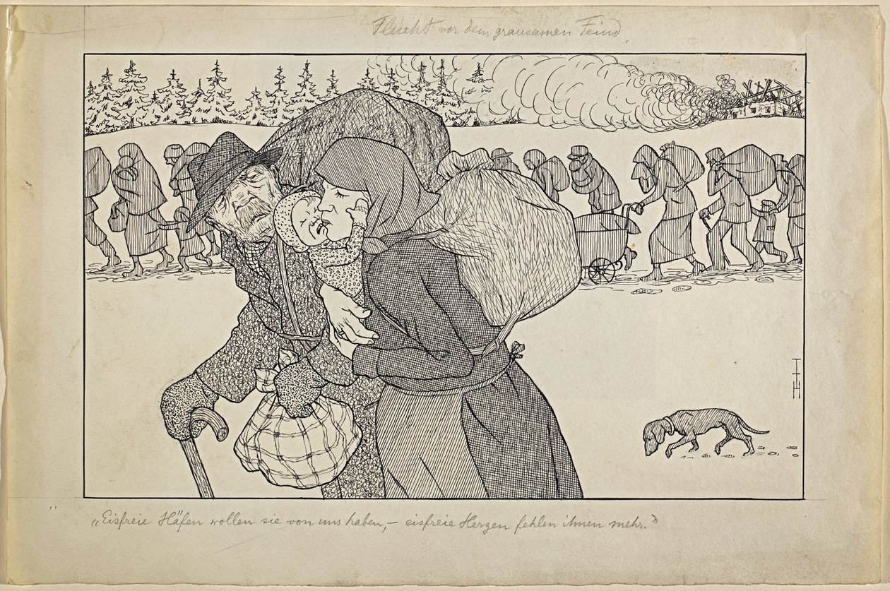Flygte fra den grusomme fjende af Thomas Theodor Heine