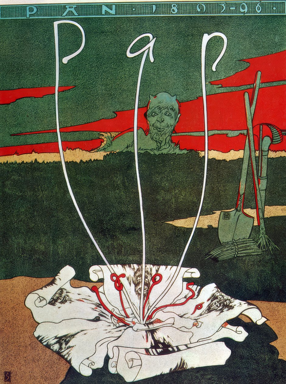 Pan Literary Magazine, Josef Sattler, 1895 af Thomas Theodor Heine