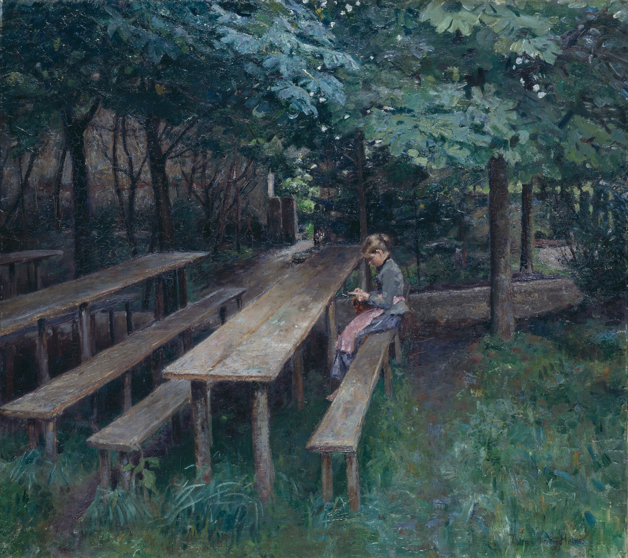 Ølhave i Dachau af Thomas Theodor Heine