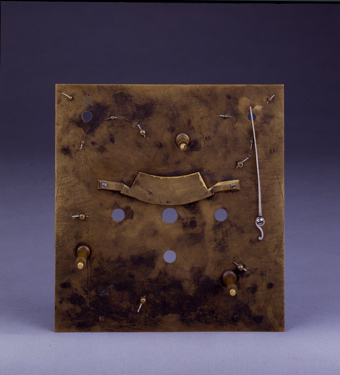 Detalje af et iøjnefaldende miniatureur, nr. 222, ca. 1695 af Thomas Tompion