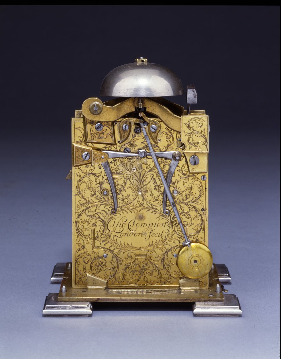 Miniature slående beslagsur, nr.222, ca.1695 af Thomas Tompion