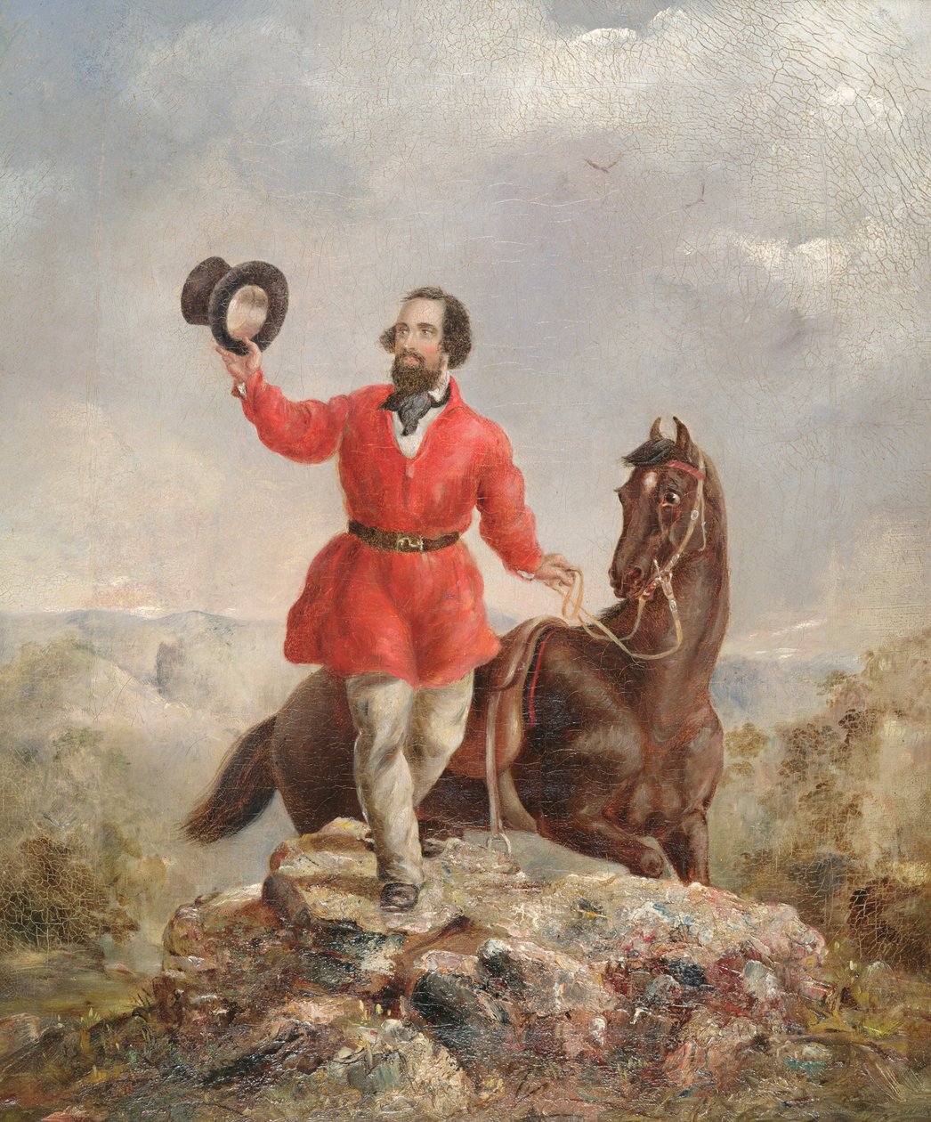 Hr. E.H. Hargraves, Australiens guldopdager, 1851 af Thomas Tyrwhitt Balcombe