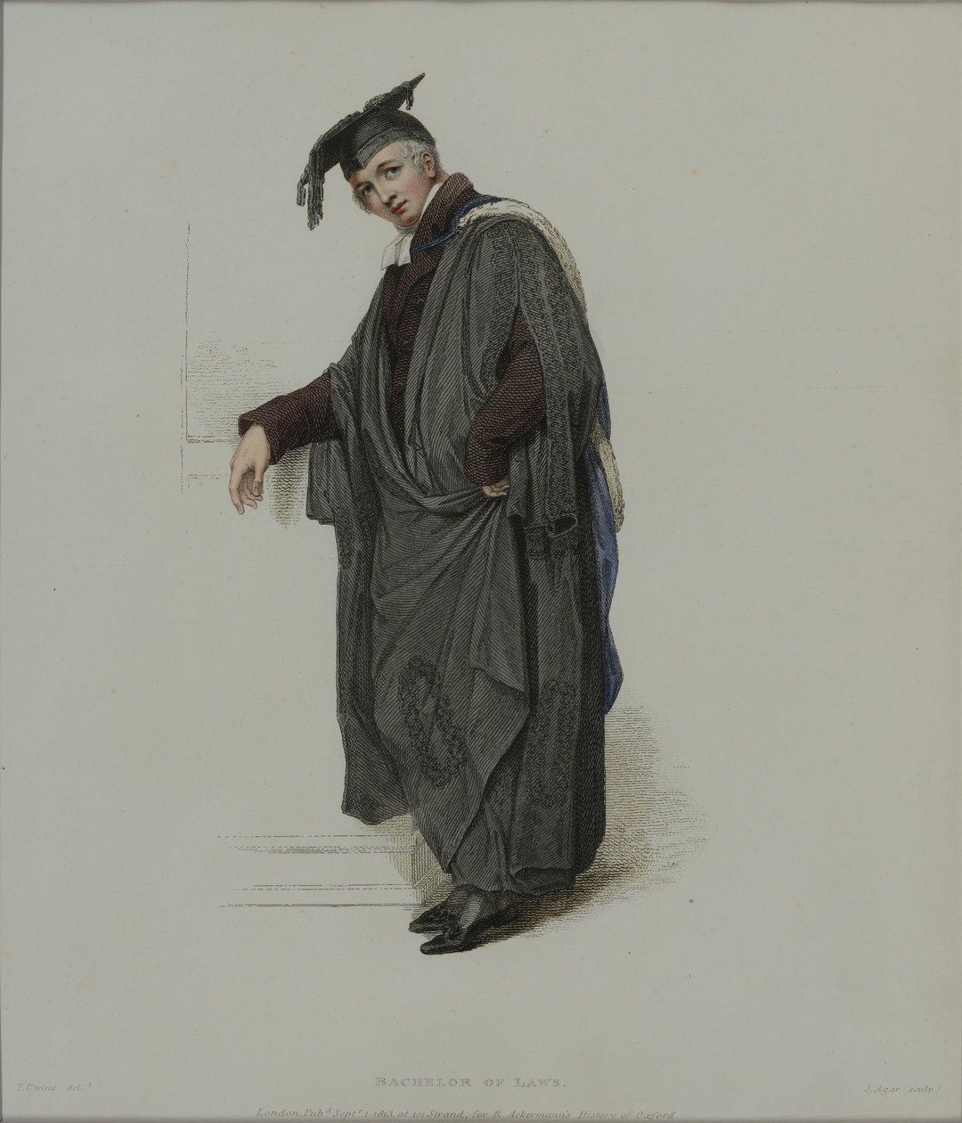 Bachelor of Law, graveret af J. Agar, offentliggjort i R. Ackermann