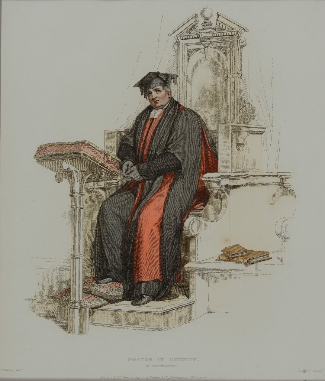 Doctor in Divinity, graveret af J. Agar, udgivet i R. Ackermanns 