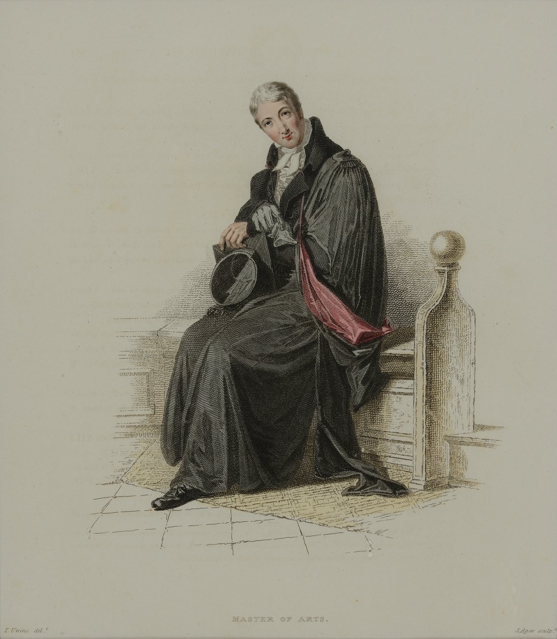 Master of Arts, graveret af J. Agar, udgivet i R. Ackermanns 