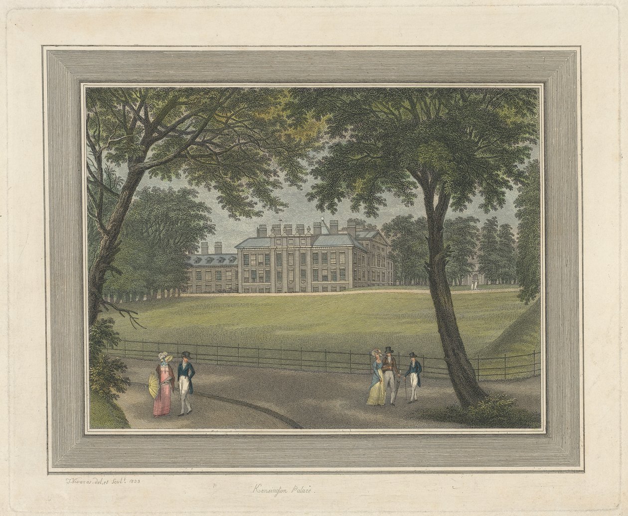 Kensington Palace af Thomas Vivares