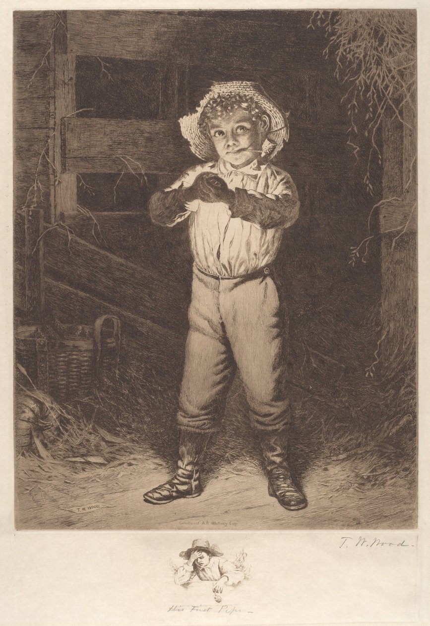 Hans første rør af Thomas Waterman Wood