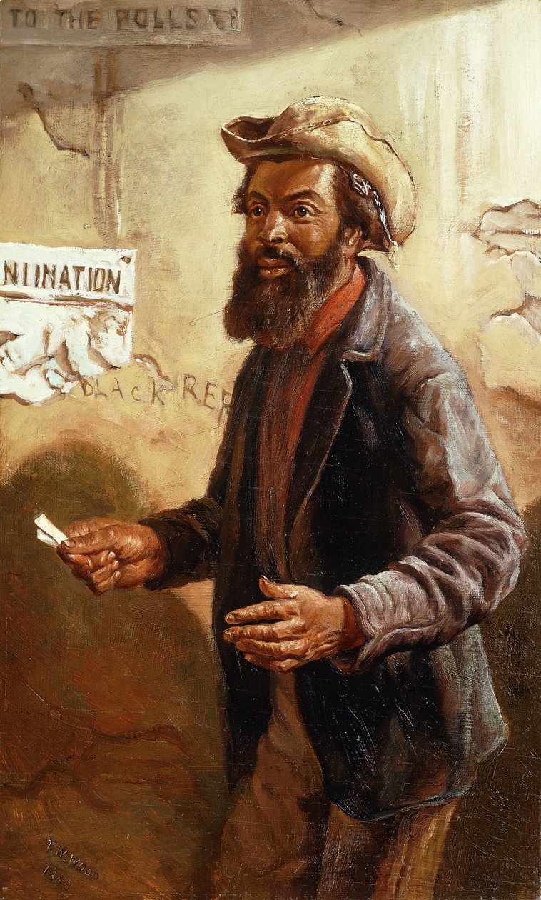 Hans første stemme, 1868, 1868 af Thomas Waterman Wood