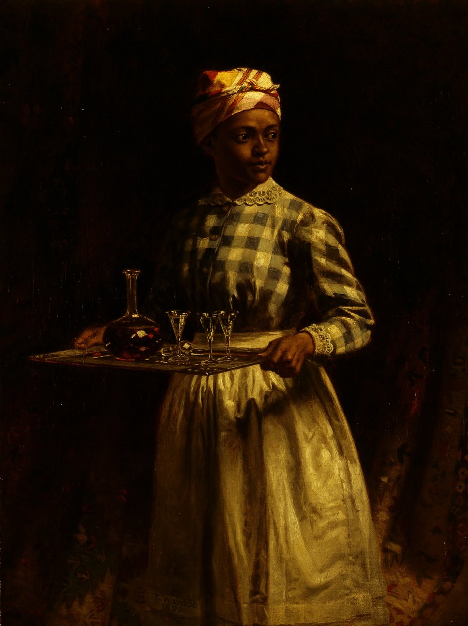 Tjenestepige, 1890 af Thomas Waterman Wood