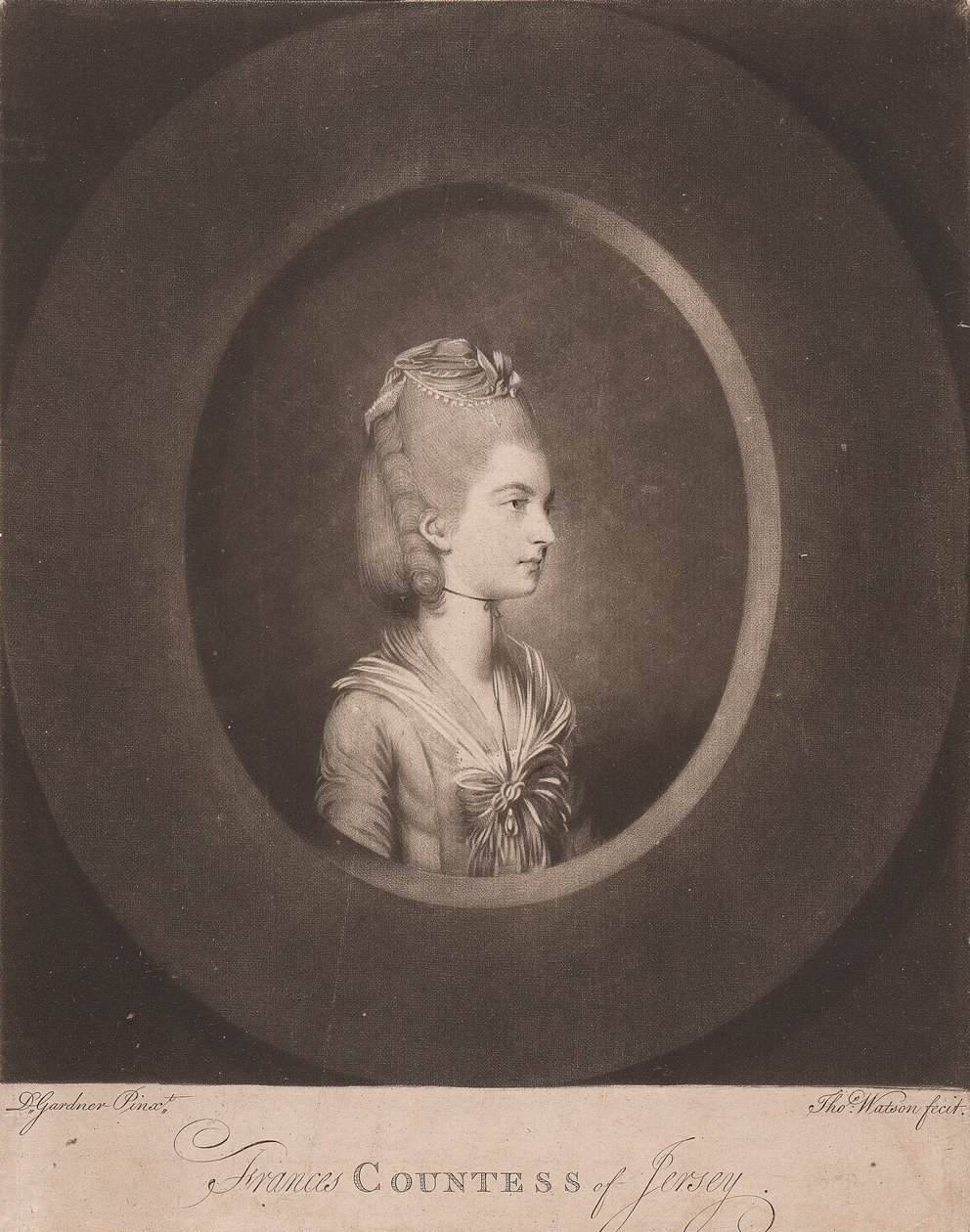 Frances grevinde af Jersey af Thomas Watson