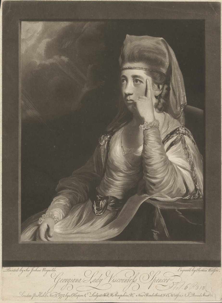 Margaret Georgiana Spencer (født Poyntz), grevinde Spencer af Thomas Watson