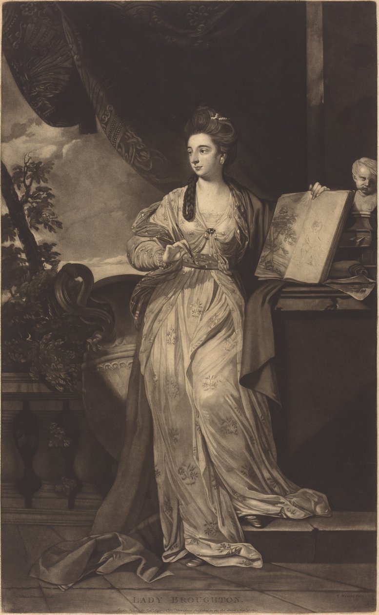 Lady Broughton af Thomas Watson after Sir Joshua Reynolds