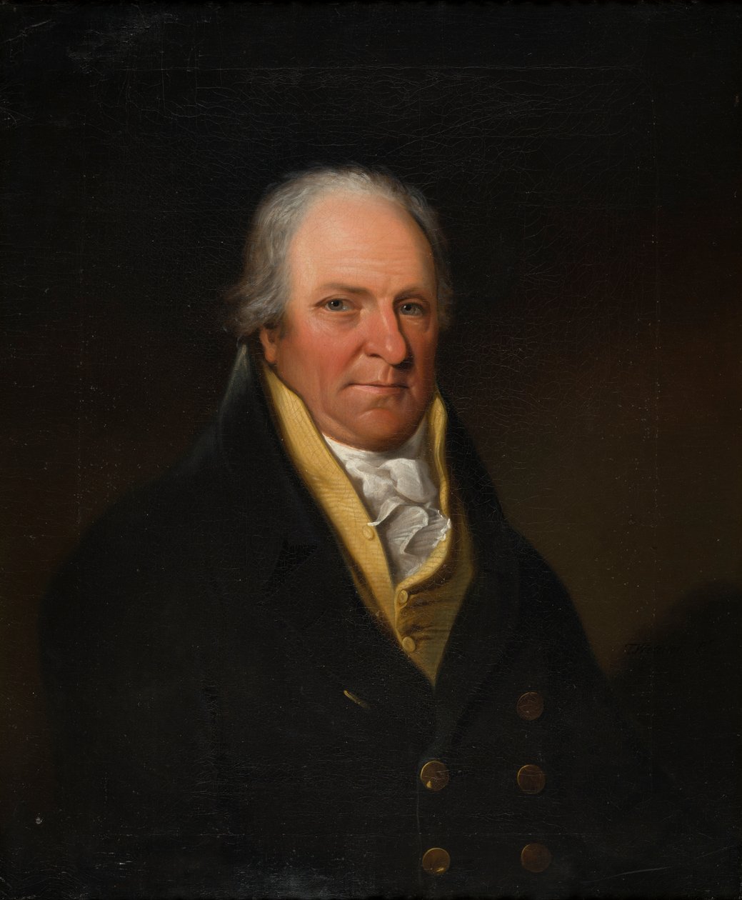 Portræt af Mr Henry Bowman, ca. 1794-1843 (olie på lærred) af Thomas Weaver