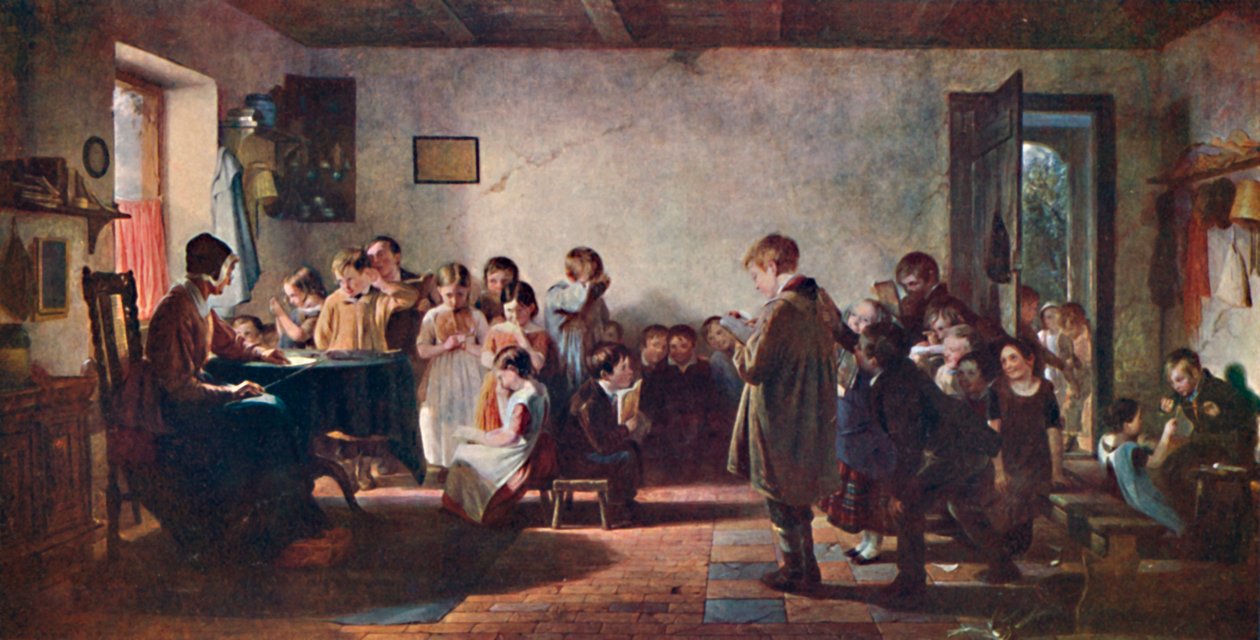 A Dames School, 1845, 1904 af Thomas Webster