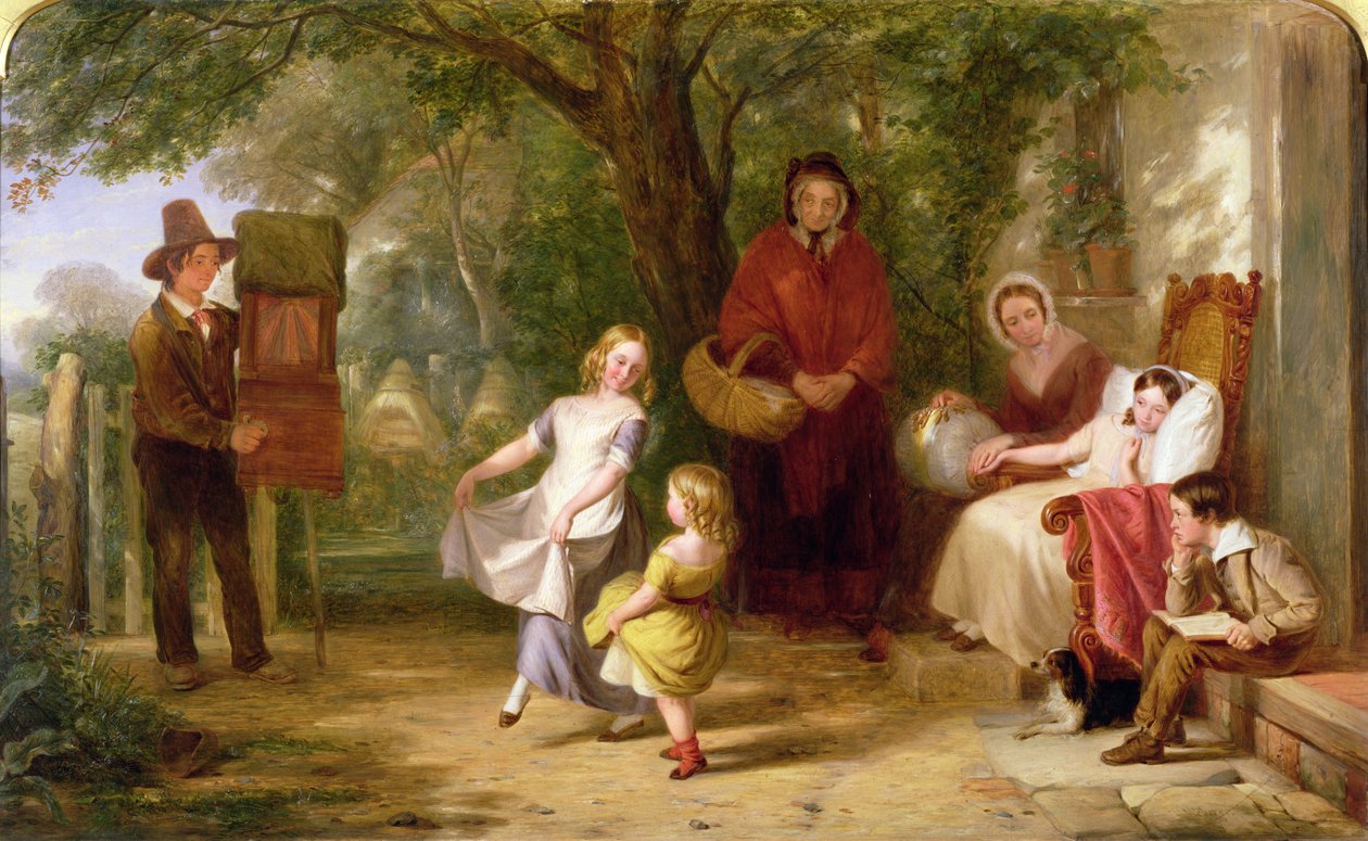 Sygdom og Sundhed, 1843 af Thomas Webster