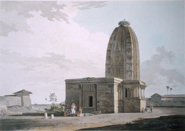 Hindoo Temple ved Deo, i Bahar, plade XXIII fra 