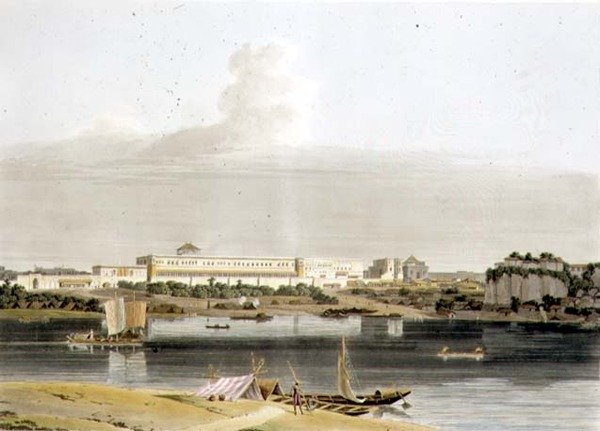 Palace of Nawab Shuja Dowla i Lucknow, plade XVI fra del 4 af 