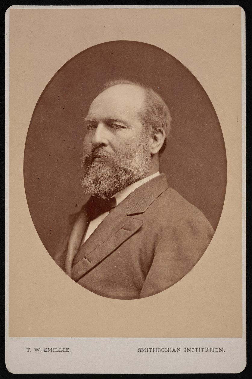 Portræt af James Abram Garfield 1831-1881, juni 1880. af Thomas William Smillie