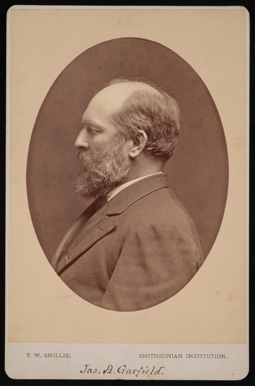 Portræt af James Abram Garfield 1831-1881, juni 1880. af Thomas William Smillie