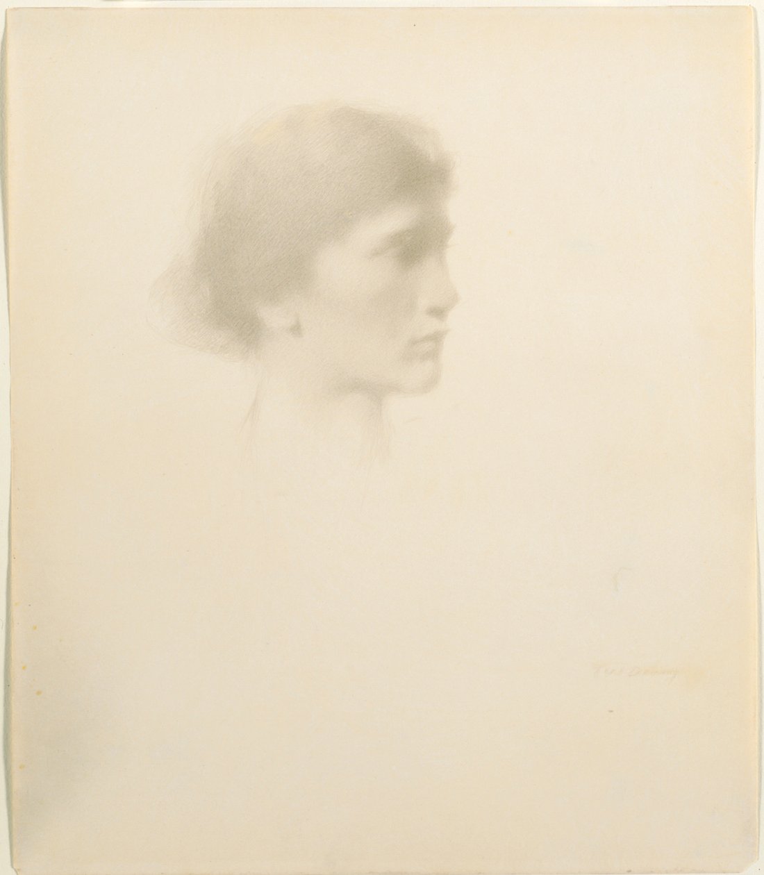 Leder af en kvinde, 1894 eller senere. af Thomas Wilmer Dewing