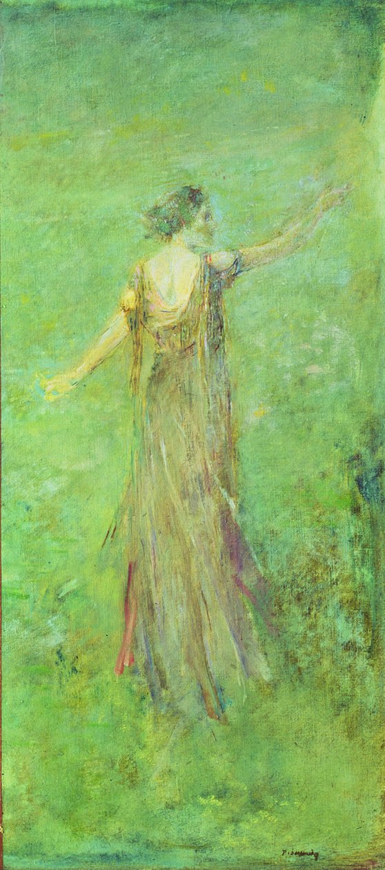 juni, ca. 1920 (olie på lærred) af Thomas Wilmer Dewing