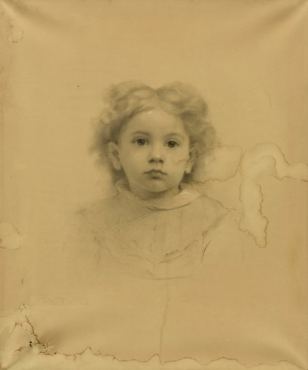 Portræt af Ethel D. Puffer af Thomas Wilmer Dewing