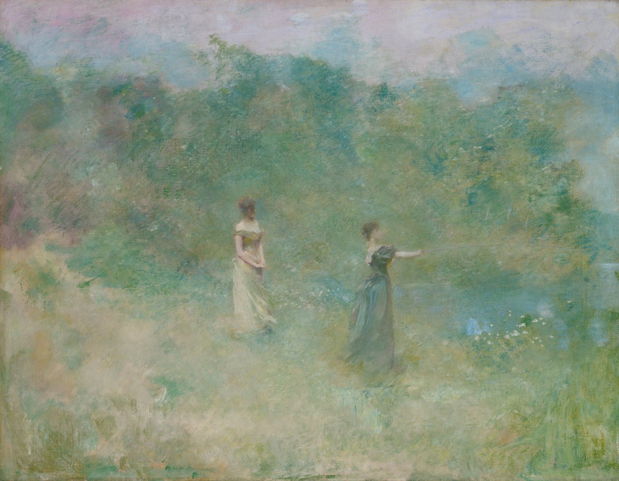 Sommer, ca. 1890 (olie på lærred) af Thomas Wilmer Dewing