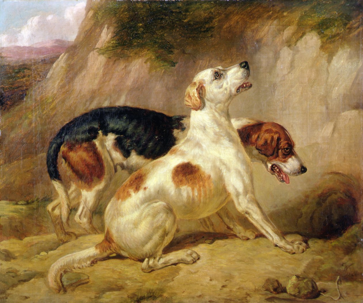Fox Hounds, Fox Gone To Earth af Thomas Woodward