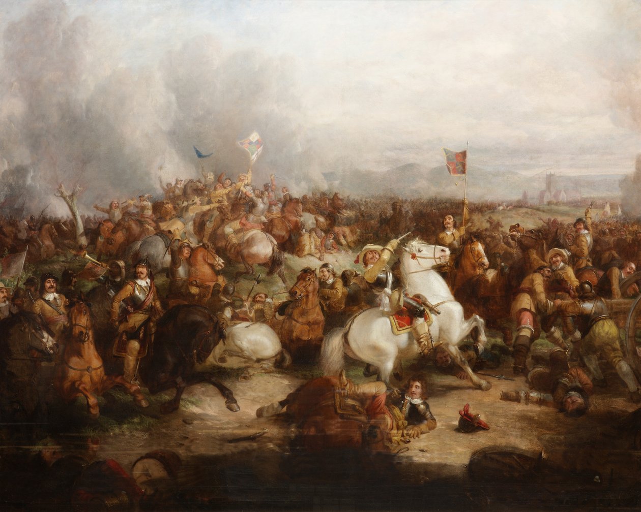 Slaget ved Worcester, 3. september 1651 af Thomas Woodward