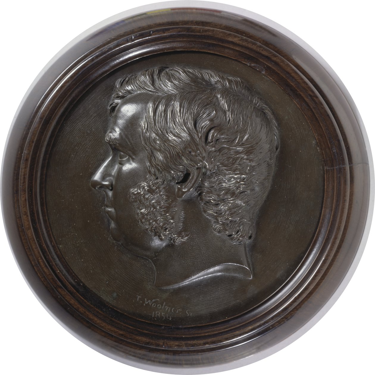 Sir James Martin (1820-86) 1854 (bronze) af Thomas Woolner