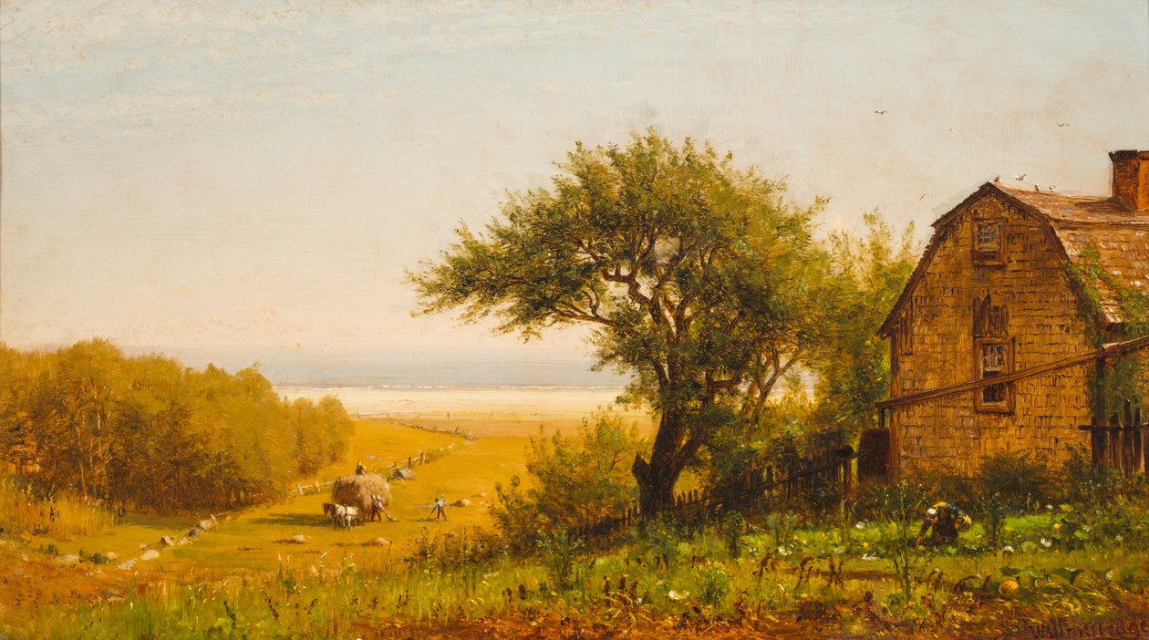 Et hjem ved havet, ca. 1872 af Thomas Worthington Whittredge