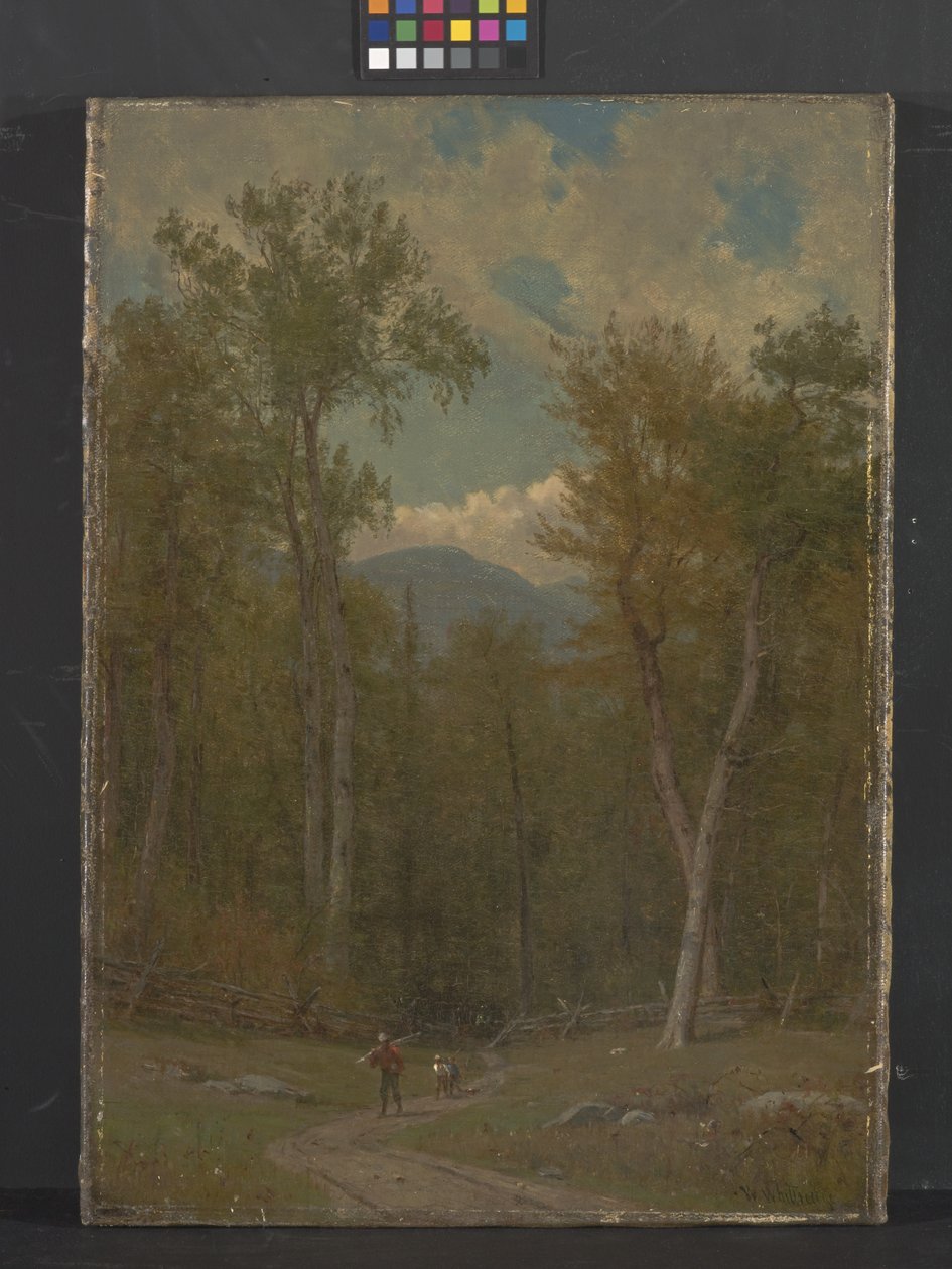 Landskab (olie på lærred) af Thomas Worthington Whittredge
