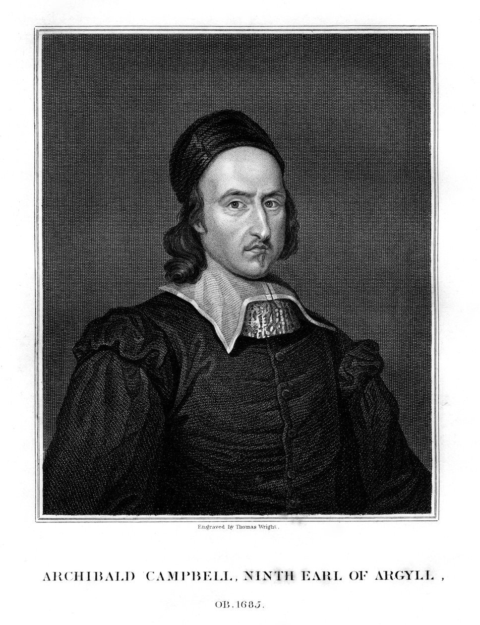 Archibald Campbell, 9. jarl af Argyll, statsmand, 1828. af Thomas Wright