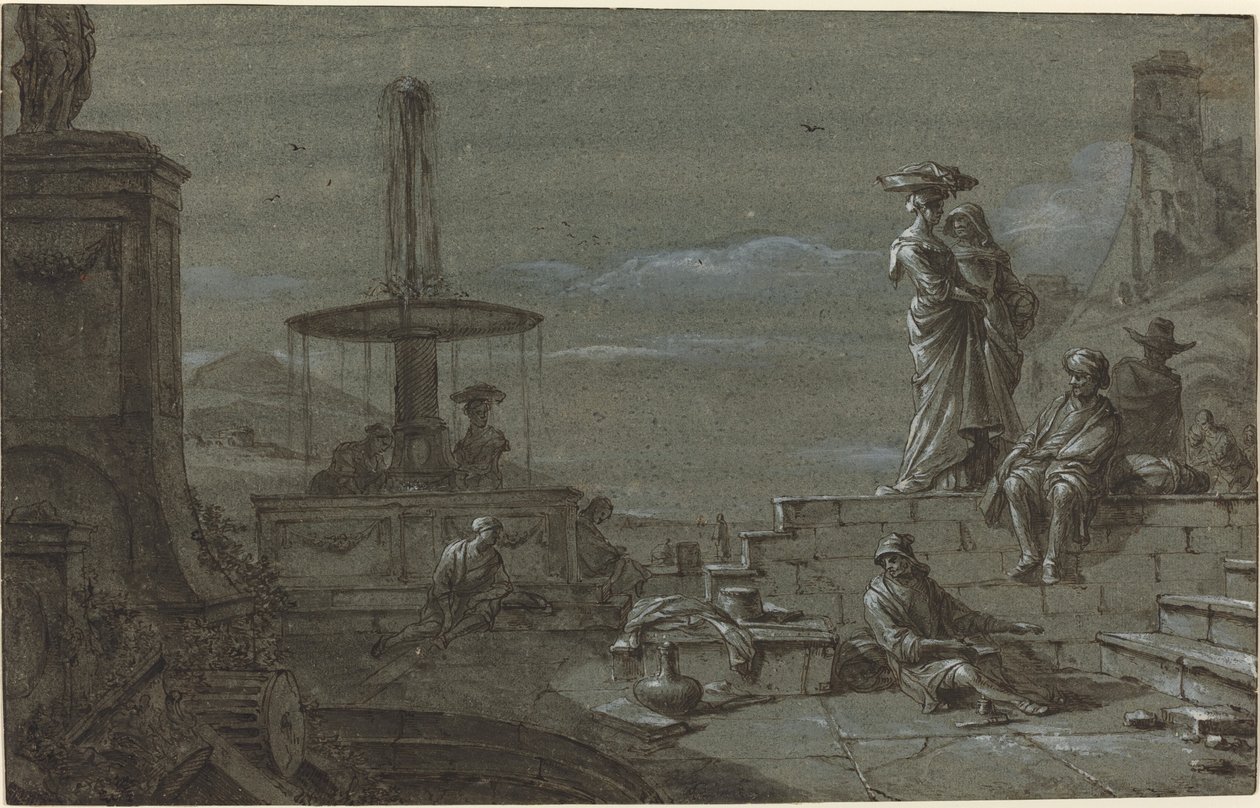 Piazza af Moonlight af Thomas Wyck